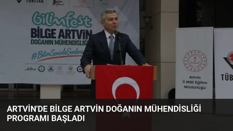 Artvin’de Bilge Artvin Doğanın Mühendisliği Programı Başladı