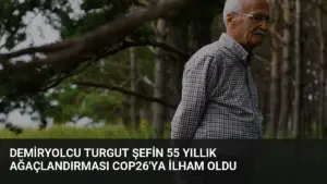 Demiryolcu Turgut Şefin 55 Yıllık Ağaçlandırması COP26’ya İlham Oldu