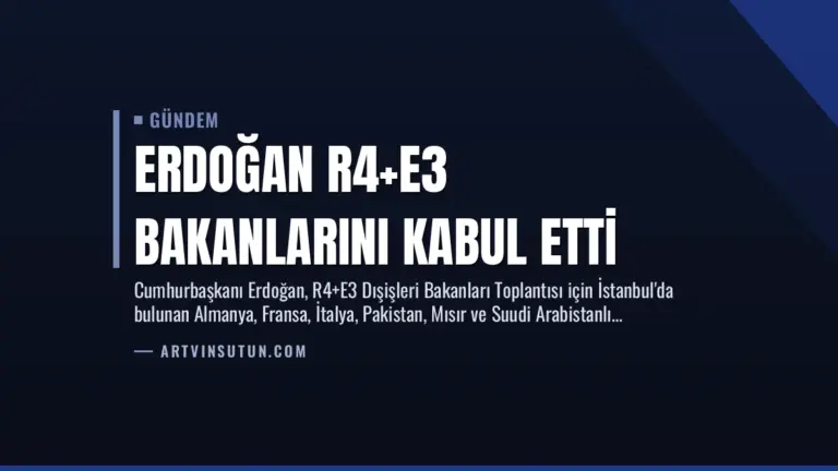 Erdoğan R4+E3 Bakanlarını Kabul Etti