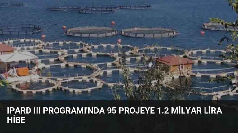 IPARD III Programı’nda 95 projeye 1.2 milyar lira hibe