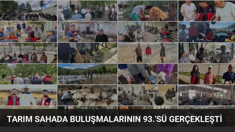 Tarım Sahada Buluşmalarının 93.’sü Gerçekleşti