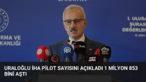 Uraloğlu İHA Pilot Sayısını Açıkladı 1 Milyon 853 Bini Aştı